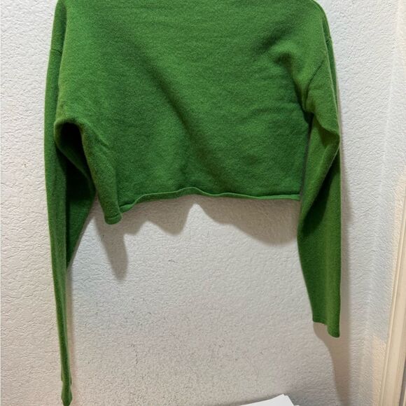 Reformation Idan Cropped Cashmere Crew Sweater - Picture 9 of 16